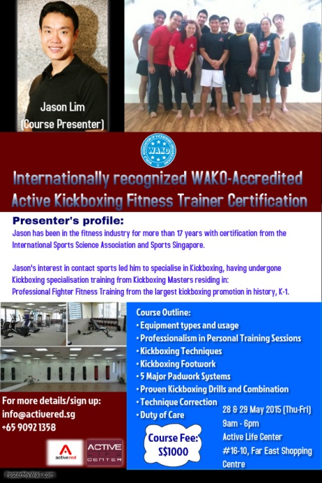 WAKO Course Poster_May 2015